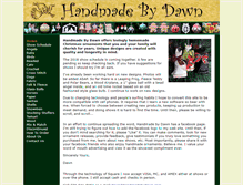 Tablet Screenshot of handmadebydawn.com